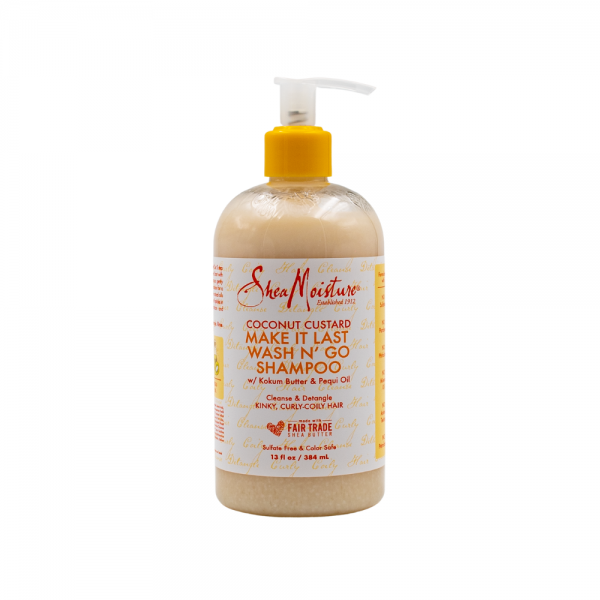 Sampon Wash N' Go cu nuca de cocos, Shea Moisture, 384ml
